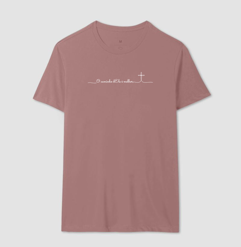 Camiseta Oversized Unissex Preta — O Caminho dEle é Melhor